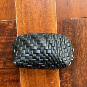Black Leather Coin Purse